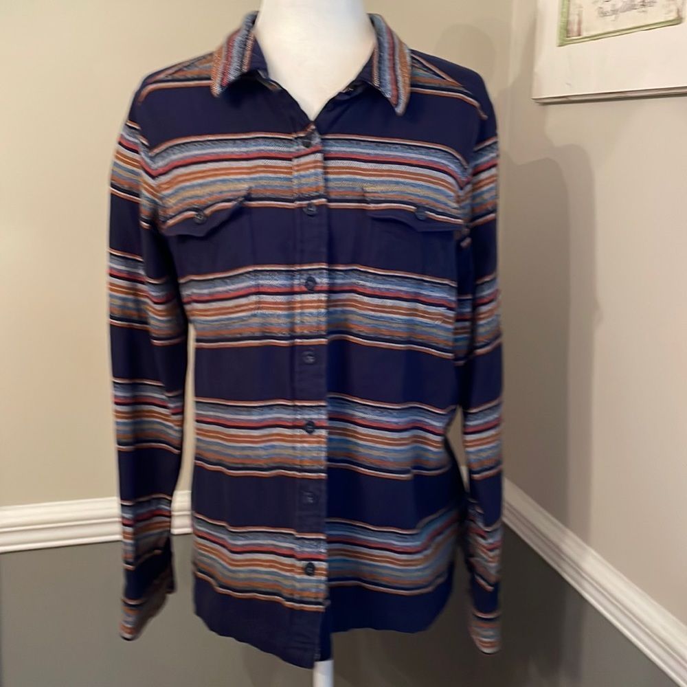 PATAGONIA Stripped Flannel Shirt 10